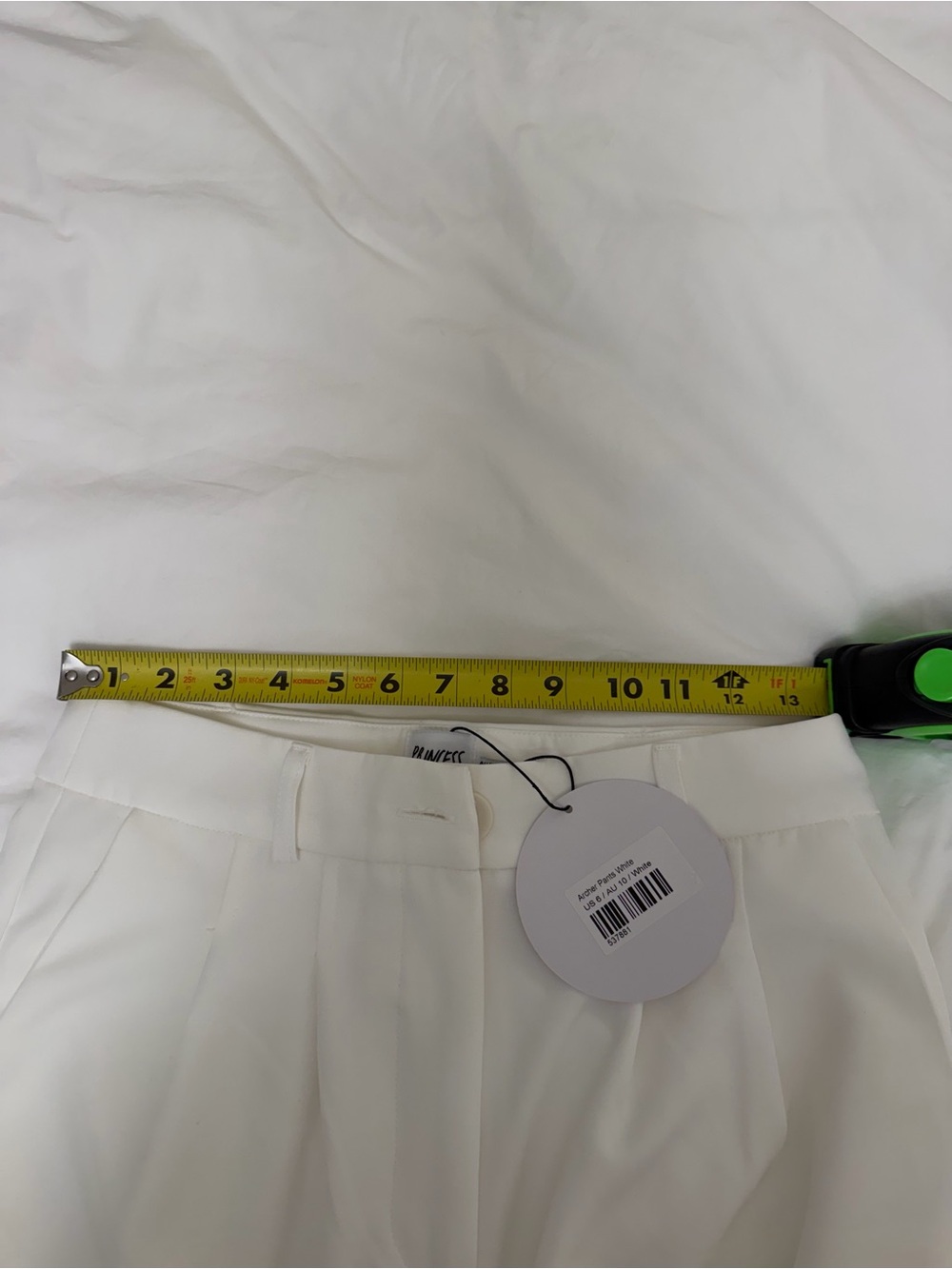 NWT Princess Polly Archer Pants White - Picture 6 of 6